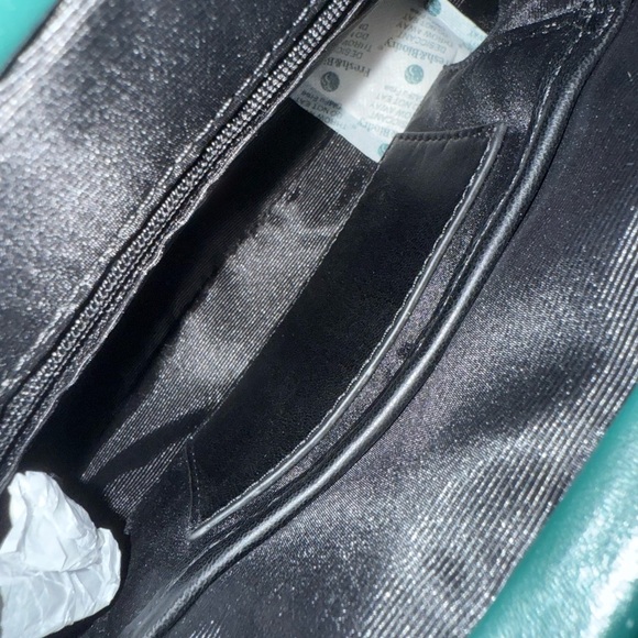 Dark Green Vince Camuto Genuine Leather Rhinestone Studded Crossbody Bag NWT - Picture 14 of 17